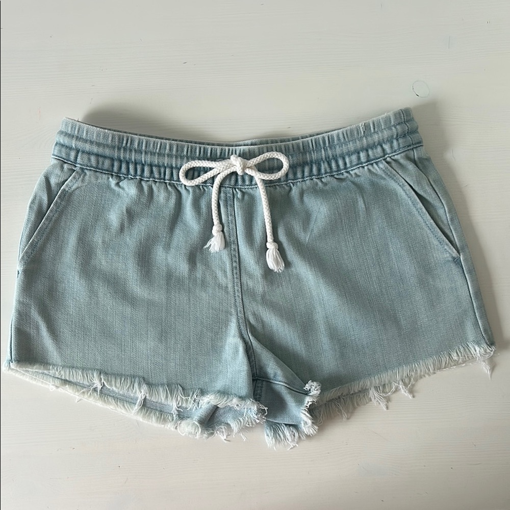 Light Blue Women's Soft Denim Shorts